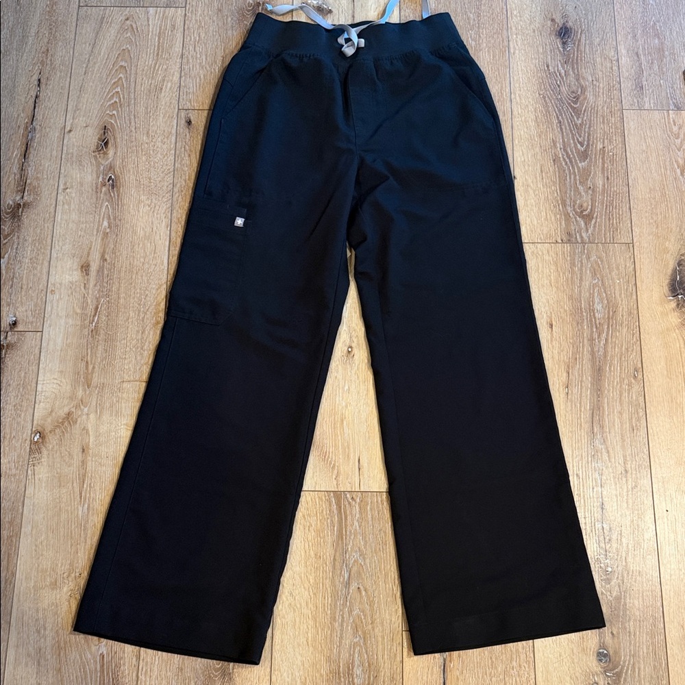 Figs High Waited Isabel Wide Leg Scrub Pants